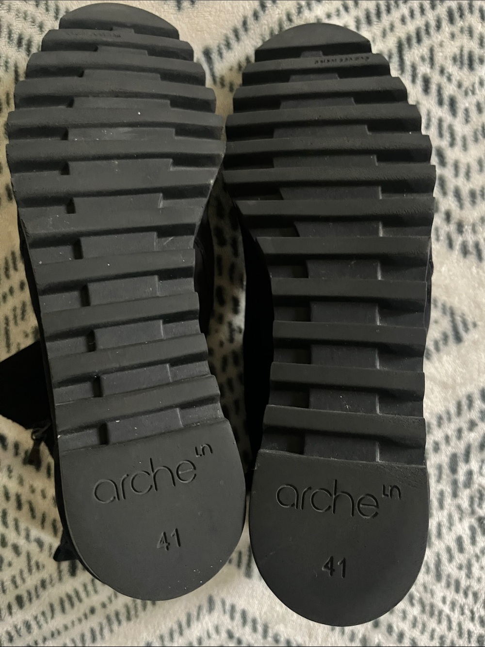 Amazing Arche Lomage Suede Black Ankle Boots 41 9.5 - Picture 8 of 9